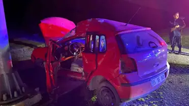 Bucak'ta Kaza: Sürücü Yaralandı