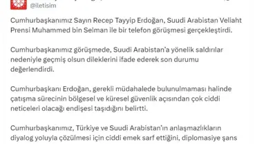 İran saldırılarının ardından Cumhurbaşkanı Erdoğan ile Prens Selman'dan kritik temas