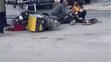 Elazığ'da Motosiklet-Otomobil Kazası