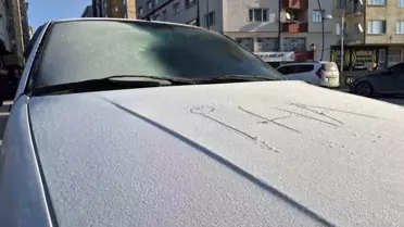 Eskişehir'de Soğuk Hava Araçları Buz Tuttu