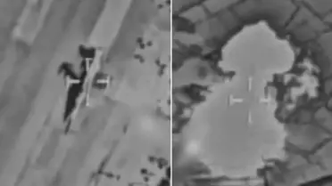 İsrail, yeni görüntüleri paylaştı: İşte İran uçaklarını vurdukları anlar