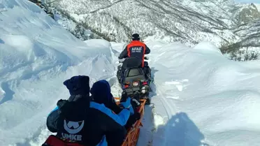 Ovacık'ta Kar Yağışı Sonrası Sağlık Ekipleri Seferber Oldu