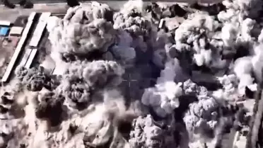 Tahran'ın kalbindeki karargaha saldırı anı kamerada