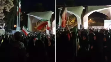 Tahran'da gerilim zirvede, sokaklar tekbir sesleri ile inledi