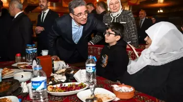 Vali Aydın Baruş, Şehit Aileleriyle İftar Programında Bir Araya Geldi