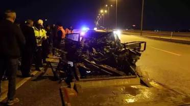 Ankara'da Tırla Çarpışma: Sürücü Ağır Yaralandı