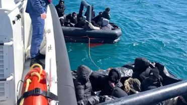 Kuşadası'nda 31 Düzensiz Göçmen Kurtarıldı
