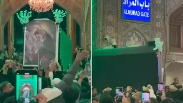 Bağdat'ta Hamaney için sembolik cenaze töreni