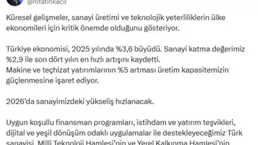 Türkiye Ekonomisinde Sanayi Yükseliyor