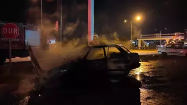 Bingöl'de Tamir Edilen Araç Yandı