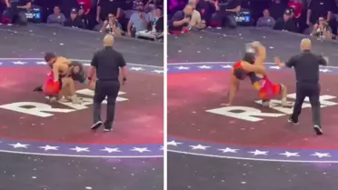 Güreştiği rakibini yumruklayınca hayatının şokunu yaşadı