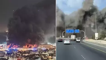 İran'in vurduğu ülkeden yeni görüntüler! Can damarları infilak etti