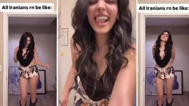 İranlı kızlar Hamaney'in ölümünün ardından ''Trump dansı'' akımı başlattı