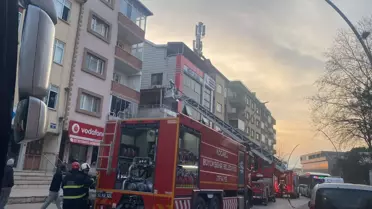 Körfez'de Ofiste Yangın: 1 Kişi Hastaneye Kaldırıldı