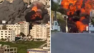 İsrail, Lübnan'ın başkenti Beyrut'a şiddetli hava saldırıları düzenledi