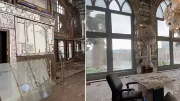 Tahran'da tarihi saray hava saldırısında hasar gördü