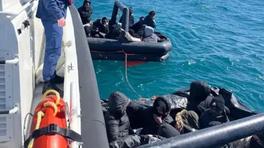 Kuşadası'nda 31 Kaçak Göçmen Kurtarıldı