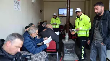 Tercan'da Trafik Bilgilendirme Faaliyeti