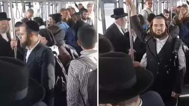 Görüntü Türkiye'den! İsraillileri görünce, otobüste bir anda slogan atmaya başladılar