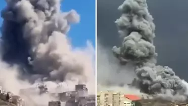 İsrail'in vurduğu Tahran'dan dumanlar yükseliyor! Yeni liderin seçileceği binayı vurdular