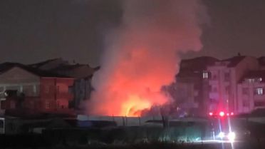 Arnavutköy'de Hurdalıkta Yangın