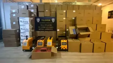 Bursa'da Kaçak Sigara Operasyonu