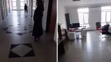 Devlet dairesinde skandal: Vatandaş o anları kayda alıp paylaştı