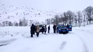 Sivas'ta Kar Yağışı Ulaşımı Aksattı