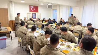 Kaymakam Arıkan, jandarma personeliyle iftarda buluştu