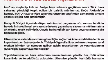İran'dan Gelen Balistik Mühimmat İmha Edildi