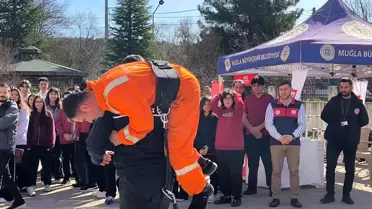 Muğla'da gerçeği aratmayan deprem tatbikatı