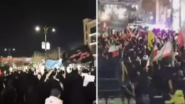 Tahran'da binlerce kişi sokaklara indi