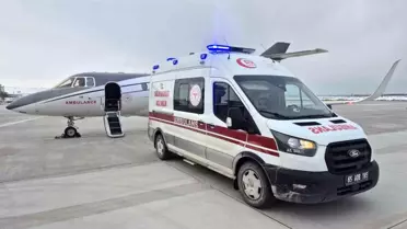 3 Aylık Bebek Uçak Ambulansla Konya'ya Sevk Edildi