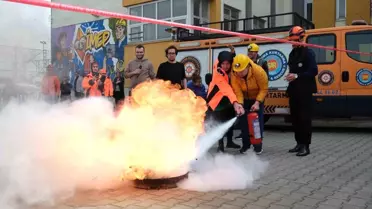 Yıldırım Belediyesi'nden nefes kesen tatbikat