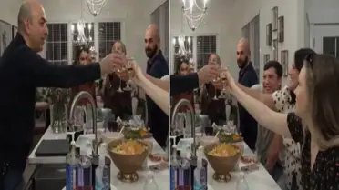 Amerika'da yaşayan İranlılar ülkelerine saldırıyı kutluyor