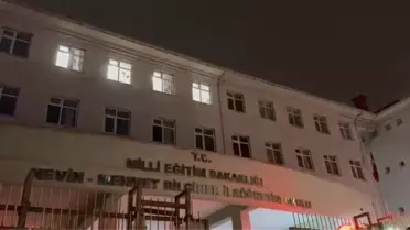 Bağcılar'da Okulda Yangın Çıktı