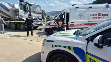 Bodrum'da Beton Mikseri Yaşlı Adamı Ezdi