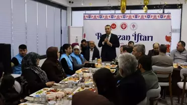Hatay'da Şehit yakınları ve gaziler müftülüğün iftar sofrasında buluştu