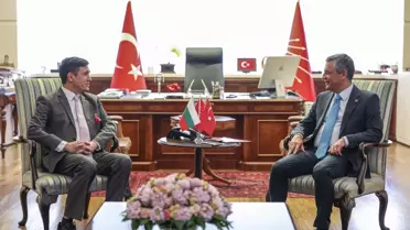 Özgür Özel, Bulgaristan Büyükelçisi'ni Kabul Etti