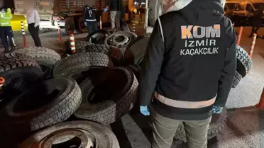İzmir'de Kaçak Sigara Operasyonu