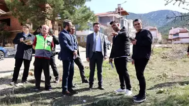 Başkan Tatık, Tavas'a değer katan projeleri sahada inceledi