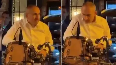 Etrafı yangın yerine dönen ülkenin liderinin rahatlığına bakın