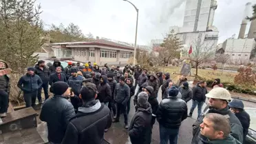 Kangal Termik Santrali'nde İşçi Eylemi