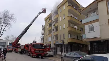 İnegöl'de İftar Hazırlığında Yangın