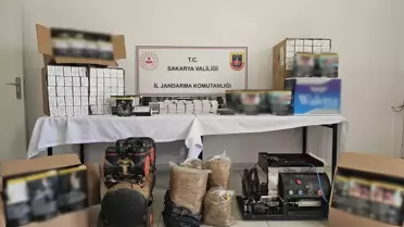Sakarya'da Kaçak Tütün Operasyonu