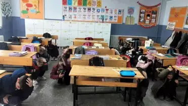 Altıntaş'ta Deprem Tatbikatı