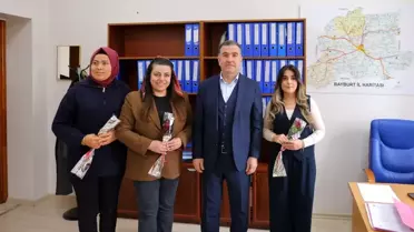 Bayburt'ta Kadınlar Günü Kutlaması