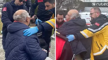 Bolu'da bankta oturan erkeğe sözlü tacizde bulunduğu iddia edilen yaşlı adam darp edildi