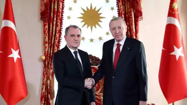 Cumhurbaşkanı Erdoğan, Türk Devletleri Teşkilatı Üyesi Dışişleri Bakanlarını Kabul Etti