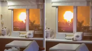 Evinin salonundan savaşı kaydetti